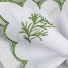 Placemat Kit, Embroidered Placemat, Round/Rectangular Table Placemat And Napkins - 迷迭香 - View 3