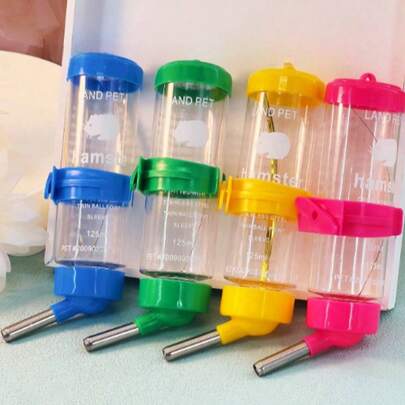 1 pieza Botella de agua para hámster, bebedero para conejo, cobaya, chinchilla, suministros para mascotas pequeñas