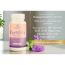 Natifi (2 Bottles Fertility Prenatal Vitamins Regulate Cycles Balance Hormones, Aid Ovulation Conception Multivitamin For Women 60 Caps Folic Acid, Myo Inositol, Vitex - Tên hương vịA - Xem 6