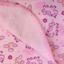 Anti-Allergic Baby Blanket Super Soft Flannel 100% Cotton Large With 70x90cm Layette For Girl Boy Minasrey Blanket Printed Blanket With Crochet Around Beautiful And Cute Finish - 女性化 - 查看 4
