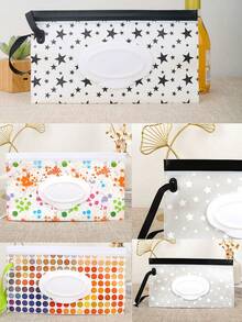 2/5 صندوق تخزين مناديل مبللة، حامل مناديل مبللة للمكياج، حقيبة مناديل مبللة محمولة قابلة لإعادة الاستخدام، حاوية موزع مناديل مبللة، حقيبة مناديل مبللة للسفر، هدية رائعة لرأس السنة، عيد الفصح، عيد الميلاد، - متعدد الألوان - مشاهدة 9