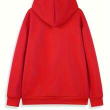 Oversized Men's Gothic Skull Rose Print Hoodie - Heavy 100% Casual Pullover, Loose Street Style With White Gothic Design, Machine Washable Four Seasons Fashion (Black And White Contrast) - Suitable For Concerts And Daily Wear - Black - View 11