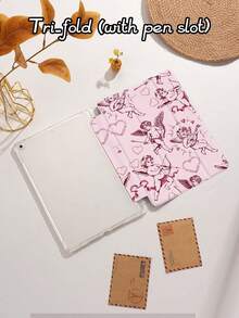 Funda protectora de iPad Cupido, compatible con iPad 9.7/10.2/10.5/10.9/12.9/Pro 11, 10.a generación, compatible con Samsung Galaxy Tab S6 Lite 10.4 pulgadas, compatible con Kindle Paperwhite 12.a generación 2024, Kindle (11.a generación) versión 2022, Kobo Clara Color, protección contra caídas suaves, soporte inteligente/activación/suspensión automática