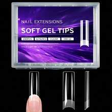 Semi-matte Nail Tips 12 [240pcs]