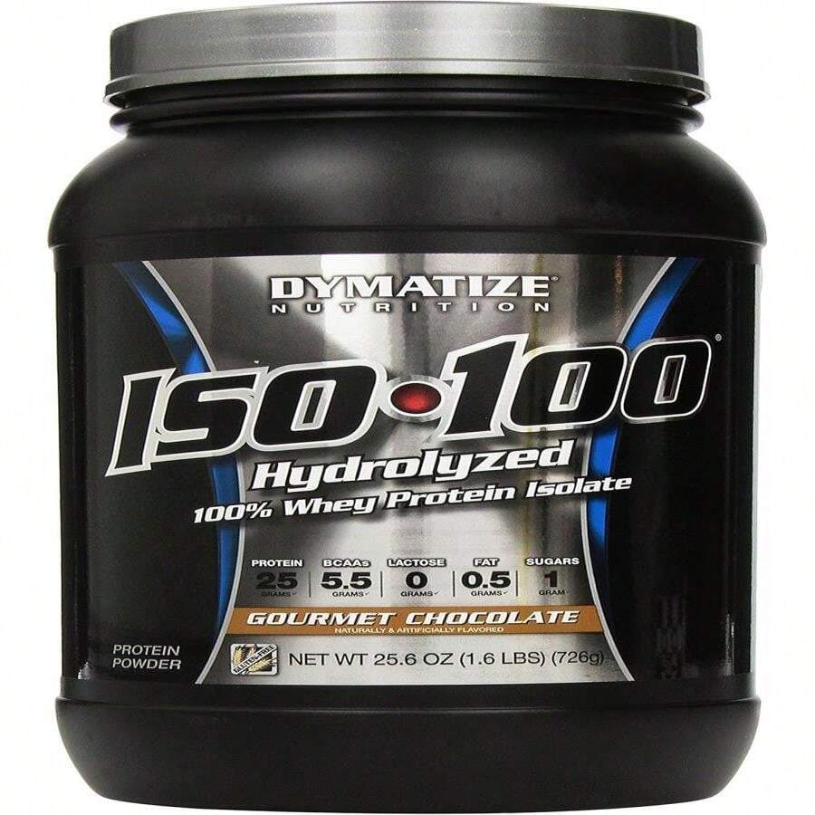 Dymatize ISO100 Hydrolyzed, 100% Whey Protein Isolate, Gourmet Chocolate, 3 Lb (137 Kg) - Flavor NameA - 查看 1
