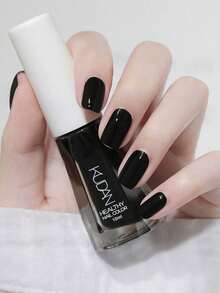 10毫升水性指甲油，快干、持久、可剥离、无异味，适合学生和美甲沙龙使用，完美适用于女性和女孩——春、夏、秋、冬四季新款指甲油 - 黑色 - 查看 7