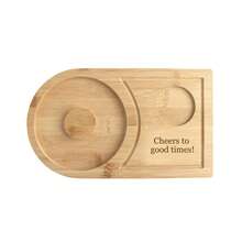 1pc Personalized Salt-Rimmed Bartender Tools, Wooden Cocktail Seasoning Tray-Laser Engraved Name-Suitable For Parties, Bars, Cocktail Receptions - Beige - View 12