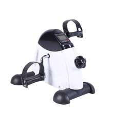 Mini Exercise Bike,  Under Desk Bike Pedal Exerciser Portable Foot Cycle Arm & Leg Peddler Machine With LCD Screen Displays - Black - View 4