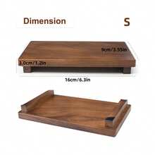 Display decorativ - Tavă din lemn pentru baie, Decor pentru blat de baie, Tavă din lemn pentru săpun de vase pentru blaturi de bucătărie, Săpunieră din lemn, Suport pentru săpun din lemn, Tavă pentru alimente, Suport modern pentru dozator de săpun în stil rustic.