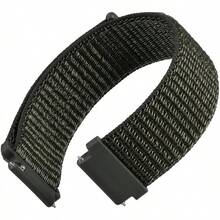 Correa de Reloj de Nylon Ajustable de 18mm, Correa Deportiva de Liberación Rápida (Negra) - Verde militar - Ver 12