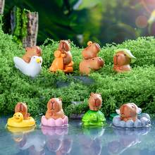 1-Piece Capybara Statue Set - DIY Resin Animal Miniature Figurine, Creative Home & Office Decor, Perfect Gift For Teens