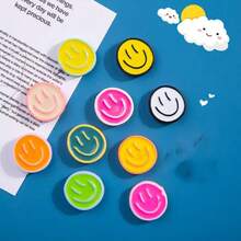 1pc Resin Happy Face Brooch Pin, Simple Geometric Round Cartoon Brooch Without Feather, Suitable For Scarf, Bag And Clothing, Creative Party Gift, Suitable For Wedding, Wedding Party, Birthday, Anniversary, Bachelor Party, Christmas, Halloween, Thanksgiving, New Year, Valentine's Day, Back To School Season Dress Accessories Pin For Clothes Bag Charm Office Accessories Shirts Jacket Jewelry Clothes Pin Funny Cute Teacher Gifts Costume Accessories Bag Charms - Multicolor - View 25