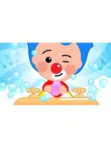 Plim Cartoon Pig Circus Birthday Party Background Decoration Banner Festival Warm Theme Party Photography Background Props JC-74