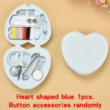 pince 16 Cái/bộ Nhựa Máy Đường Chỉ May Bộ Hiện Đại Di Động Tay Đường Chỉ May Bộ Thủ Công - Màu xanh lam - Xem 5