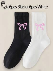 40 peças/30 peças/24 peças Meias Esportivas Confortáveis Unissex, Adequadas para Esportes e Treinamento, Meias Longas para Mulheres, Uso Casual e Empresarial, Antibacteriano, Macio, Preto e Branco, Resistente a Odores, Absorvente de Umidade, Macio e Leve, Adequado para Outono/Inverno, 20 peças/10 peças/8 peças/6 peças/4 peças/2 peças