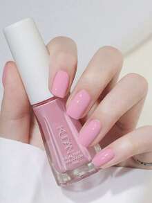 New Fairy Tale Water-Based Nail Polish 1 Bottle/10ml No-Bake Quick Dry Long-Lasting Peelable Transparent Nail Protector No-Bake Peelable Nail Polish Odorless Student-Friendly Professional Nail Salon Use, Suitable For Women And Girls - Spring Summer Autumn Winter New Nail Polish, Suitable For All Seasons - Perfect Choice For Ladies And Girls, Best Gift Choice - PinkNude - View 7