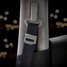1 Piece Of Car Seat Belt Buckle With Diamond Inlay, Universal Car Seat Belt Fastener, Full Diamond Car Seat Belt Clip - Multicolor - View 12