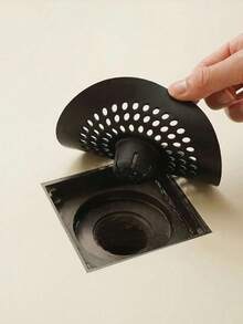 4/2/1 pieza Atrapador de cabello para drenaje, Cubierta de drenaje cuadrada para ducha, Tapón de cabello de silicona con ventosa, Filtros antiobstrucción para lavabo, Tapones de drenaje de bañera y ducha, Tapones desodorizantes de silicona para cocina, Herramientas de baño Servicios de limpieza comercial/Tiendas