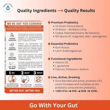 GoLive Prebiotic And Probiotic For Women, Men, Kids Berry Pomegranate Synbiotic Powder W_ L-Glutamine, Vitamin D3, Electrolytes For Gut Health, Digestion, Metabolism, Immunity 15-50B CFUs - Tên hương vị - Xem 6