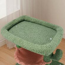37.4 Cactus Cat Tree Tower With Twin Cat Condos For Indoor Cats AllinOne Activity Center With Cat Scratching Post Cozy Sleeping Perch Hammock And Toy Balls Green - 374Green - 查看 3