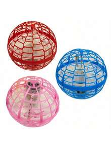 Fliegende Kugel Leuchte, Schwebende Kugel, LED Boomerang Luftball, Fliegender Spinner Mini Drohne Magische Drehende Flugkugel, Drinnen und Outdoor