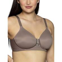 Vanity Fair Women's Full Figure Beauty Back Smoothing Bra, 4 Way Stretch Fabric, Lightly Lined Cups Up To H - 無鋼圈-胡桃木色 - 查看 2