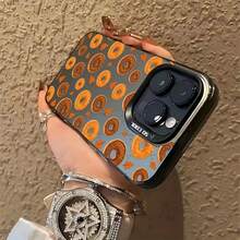 Funda de Teléfono Donut para 16 15 14 13 12 11 Pro X XR XSMAX 8 Plus Cubierta Trasera Mate Antigolpes - Colores mixtos - Ver 4