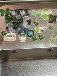 3PCS Silver Metal Hollow Rectangular Hinge Tin Can - Sticker Mini Portable Box, Small Storage Box, Mini Iron Folding Box, Used For Storing Push Pins, Jewelry DIY, Gifts, Jewelry, Pills, Candies, Matches, Soap, Sewing Supplies. Returning To School, Outdoor Travel Supplies, Home Organization And Storage Are Essential Gifts For Christmas Gifts - Silver - View 7