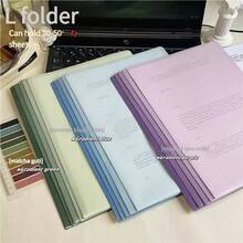 A4 Ombre Document Folder, Thick File Storage Bag