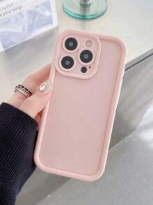 1 件纯色防滑手机壳，镜头保护防震手机壳，哑光纹理时尚全覆盖手机壳，兼容 16 15 14 13 12 11 XR XS XsMax