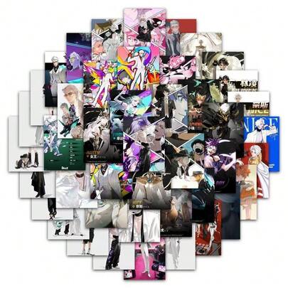 63pcs/126pcs Dopamine Graffiti Sticker Pack - Secret Agent Suit, Ruins, DIY Stickers, Anime Character Stickers, Phone Case Stickers, Notebook Decor, Anime Merchandise, Perfect Gift, Birthday Gift, Ideal Gift, Surprise Gift, Holiday Gift, Seasonal Gift, Halloween Gift, Christmas Gift, Stickers