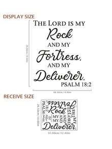 圣经经文励志墙贴，卧室客厅儿童房装饰励志语录贴纸，家居装饰，房间灵感，励志语录，现代墙面艺术，自粘贴纸，PVC材质，撕下即贴，语录贴纸，室内设计师，办公室励志 - 彩色 - 查看 20