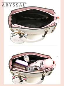Fashionable Women's Handbag, Sweet And Ladylike, Korean-Style Leisure And Personality, Cat Single Shoulder Crossbody Bag, Tote Bag Fashionable And Versatile,  And Fashionable Women's Handbag, Cute And High-Quality Versatile Fashion Popular Daily New Handbag Single Shoulder Bag.Travel Accessories,Halloween,Halloween Decor,Fall Decor[US Local Warehouse] - 彩色 - 查看 8