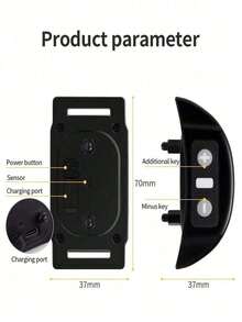 USB Rechargeable Automatic Anti-Bark Dog Collar, Waterproof Anti-Barking Training Collar, Control Collar, Smart Bark Stopper, Pet Supplies, Suitable For Small & Medium Dogs, All Breeds, Black