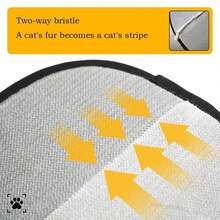 Double-Sided Pet Hair Removal Glove For Cats & Dogs – 2025 Upgrade Reusable Electrostatic Grooming Glove Tool – Efficient Pet Hair Remover For Shedding & Massag - 黑色 - 查看 3