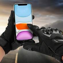 Motorcycle Gloves Men Motorbike Riding Touchscreen Shock-Proof Full Finger L Size - L - Xem 4