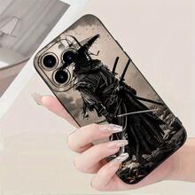 Una funda de teléfono creativa diseñada como un samurái, hecha de material TPU, que proporciona protección a prueba de golpes para varios modelos de  (incluyendo 16, 15, 14, 13, 12, 11 Pro Max/Plus/Pro/Mini, XR, XS, X MAX y 7 8G Plus). - Mezcla de colores - Ver 6