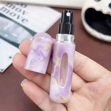 1 Piece Of High Beauty Marble 5ml Portable Bottle Perfume Dew Packaging Tool Small And Portable Birthday Gift Giving Without Stepping On Thunder Daily Fragrance+For Friends Gathering+For Weekend Picnic+For Gym - 彩色 - 查看 6