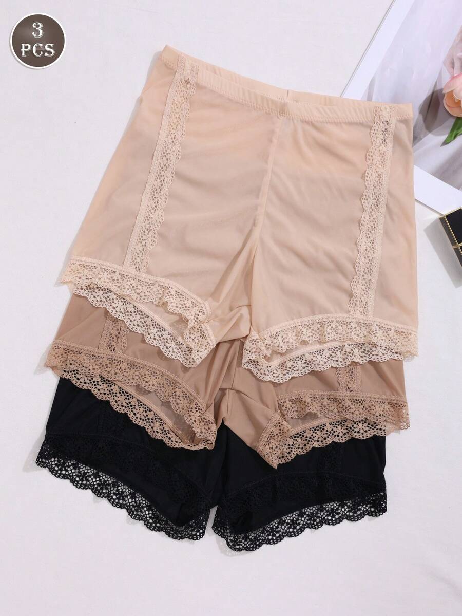 3条装女士舒适低腰内裤 - 彩色 - 查看 1