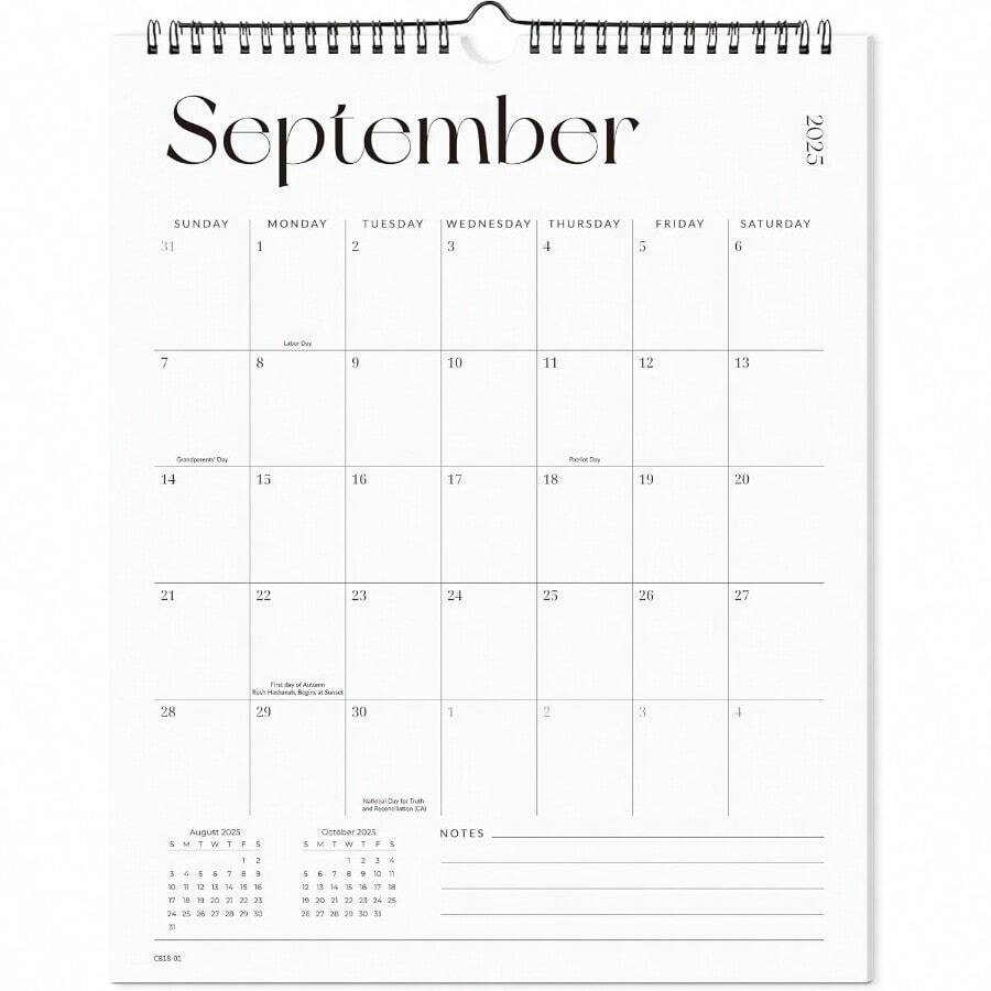 Local Warehouse- Mini Calendar 20252026 Wall Calendar Vertical 6 X 9 ...