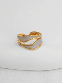 1pc Chic Minimalist Bohemian Style Fashion Open Ring - Ring 1 - View 1