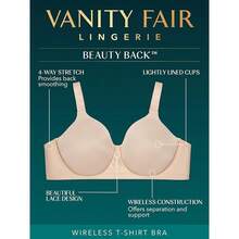 Vanity Fair Women's Full Figure Beauty Back Smoothing Bra, 4 Way Stretch Fabric, Lightly Lined Cups Up To H - 無鋼圈-胡桃木色 - 查看 5