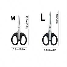 1 件大号家用/办公室/学校剪刀，手工纸艺剪刀，精密切割工具，返校必备品，感恩节、圣诞节、生日万圣节装饰创意礼物，返校，学校用品 - 彩色 - 查看 16