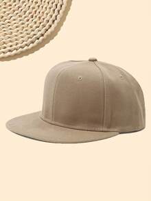 1pc Unisex Flat Brim Hip Hop Hat, Stylish Street Dance 3D Graphic, Multi-Color, Adjustable, Casual Outdoor Sports Beach, Polyester Patchwork Hard Top Baseball Cap, Suitable For Spring, Summer, Autumn, Winter