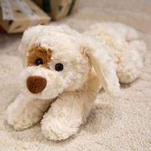 1个逼真毛绒海盗狗玩偶，柔软可爱的小狗玩偶，萌宠毛绒抱枕，儿童玩偶，沙发靠垫，生日/圣诞礼物 - 彩色 - 查看 14