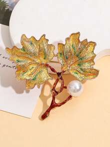 1 件水钻“Faith”字母胸针，适合女性的日常百搭配饰 - BR310086 - 查看 4