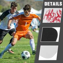 1 Pair Soccer Shin Guards - Durable Soccer Gear, Fashionable Design, Provides Comfort, Unisex Soccer Accessory