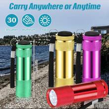 Mini Flashlights Bulk, Bright Handheld Flash Lights With Lanyard, Small LED Flashlights For Night Reading Emergency Hurricane Camping Hiking Party Favors - Màu xanh lam - Xem 3