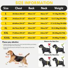 狗狗雨衣 - 防水雨衣，带胸背带和可拆卸帽子，反光双层狗狗雨披，适合小型、中型和大型犬。 - 彩色 - 查看 7