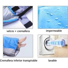 sleeping bag adulto 1.3 kg Bolsa de dormir para acampar, saco de dormir clida ligero porttil 4 estaciones campamento Senderismo impermeable lavable Adultos viajes aire ltima intervensinAzul - 1,3 kilogramos - Ver 4